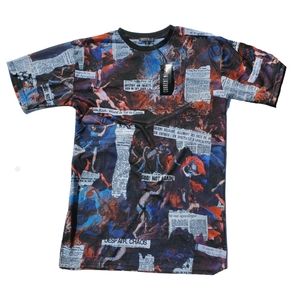 NWT Current Mood " Tales of Chaos " Oversized Tee